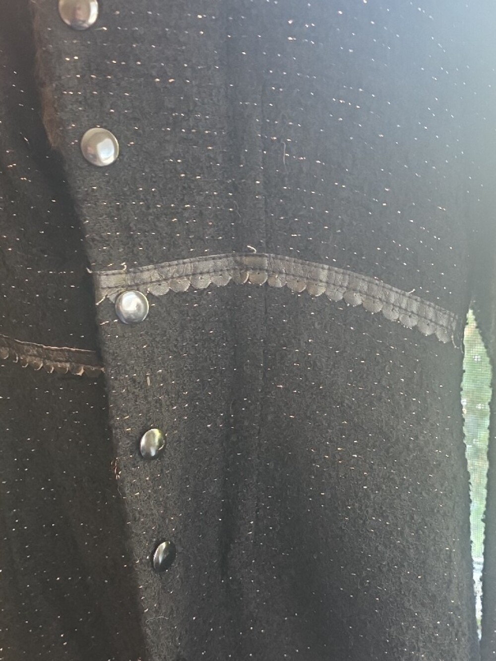 VINTAGE BETSEY JOHNSON LONG FAUX FUR COAT - Picture 2 of 4